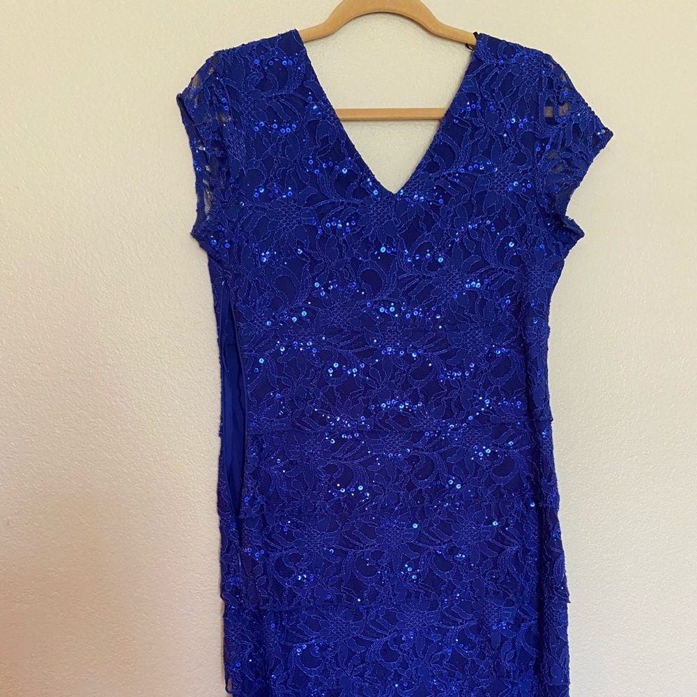Scarlett || Royal Blue Midi Dress